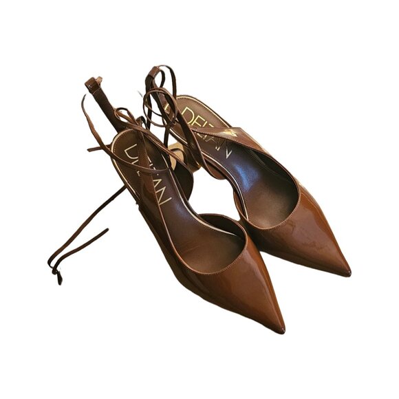 Deltan Leather Upper Pump Shoes. Brown Color. Womens U.S. size 11M - Picture 6 of 6